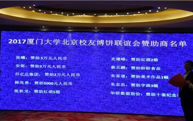 &ldquo;博餅&rdquo;是閩南地區(qū)有的傳統(tǒng)形式歡慶，此次活動以這種形式向母校致以美優(yōu)的祝福，也寄托著各地廈人永久母校情和青春回憶的活動。